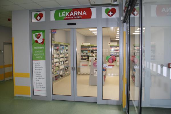 Vstup do Lékárny Nemocnice Šumperk
