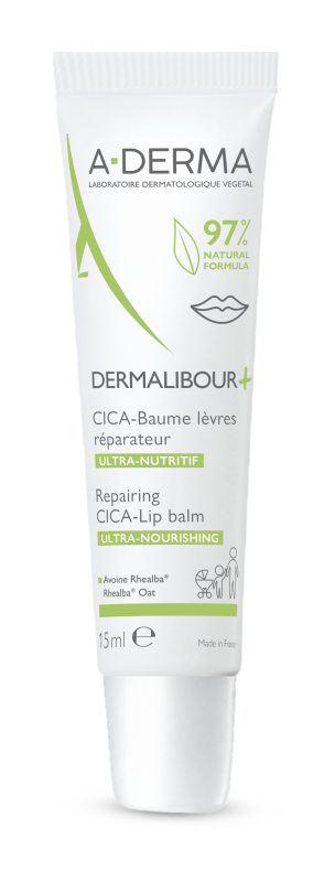 A-DERMA Dermalibour+ CICA Balzám na rty 15ml