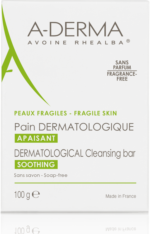 A-DERMA Dermatologické mýdlo-kostka 100g