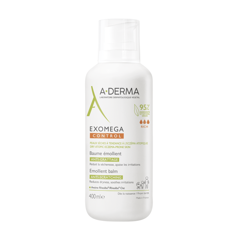 A-DERMA Exomega CONTROL Emolienční balzám 400ml