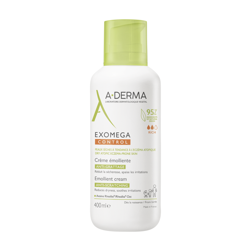 A-DERMA Exomega CONTROL Emolienční krém 400ml