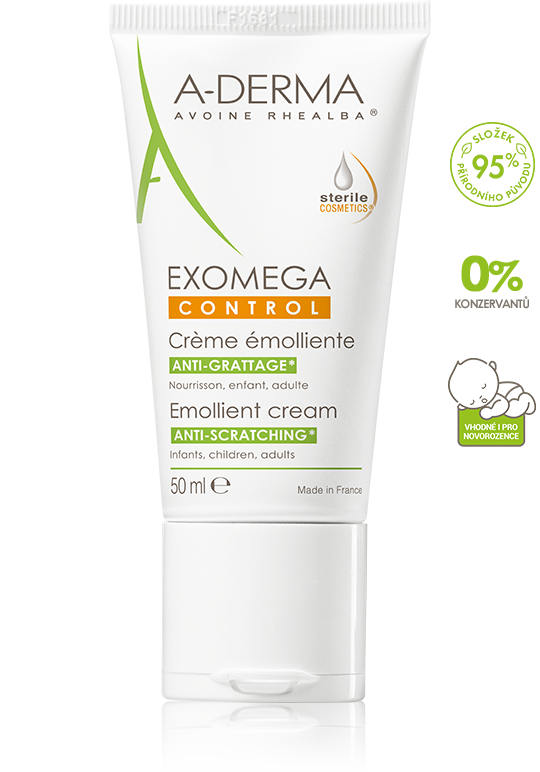 A-DERMA Exomega CONTROL Emolienční krém 50ml