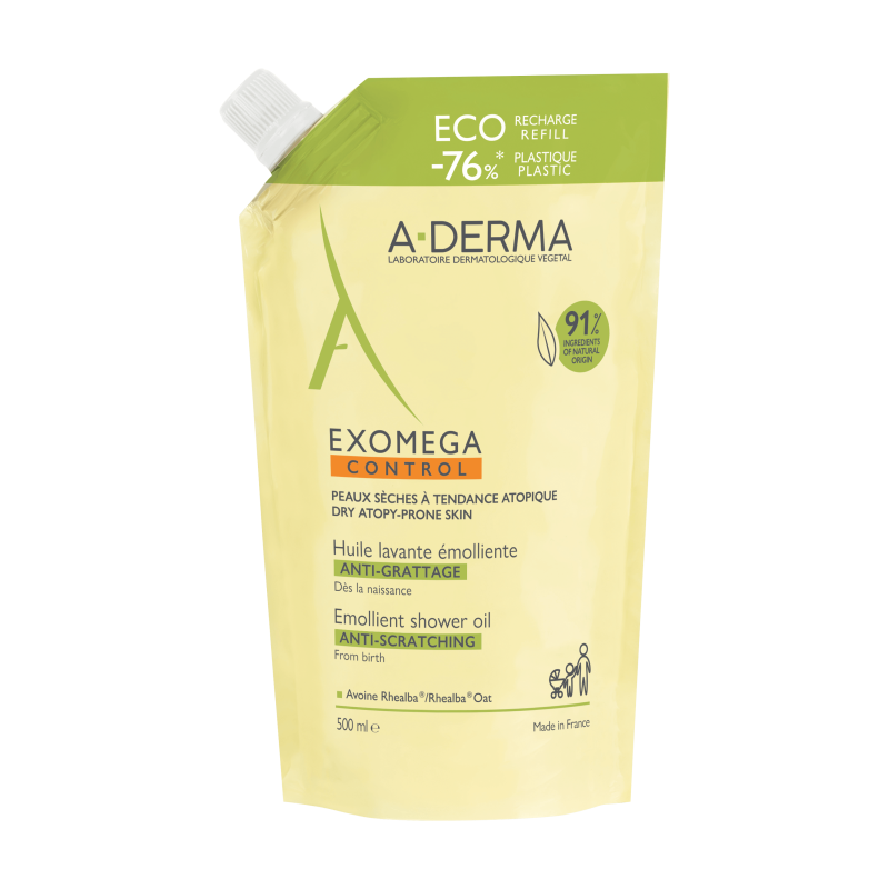 A-DERMA Exomega CONTROL Sprch.olej 500ml ECO náplň