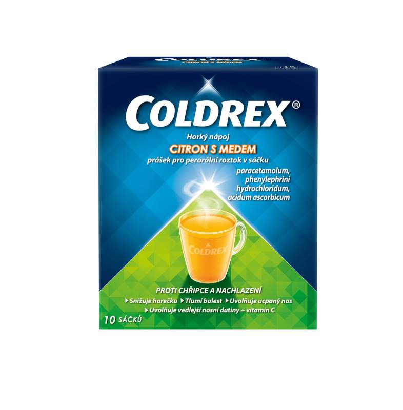 COLDREX HORKÝ NÁPOJ CITRON S MEDEM