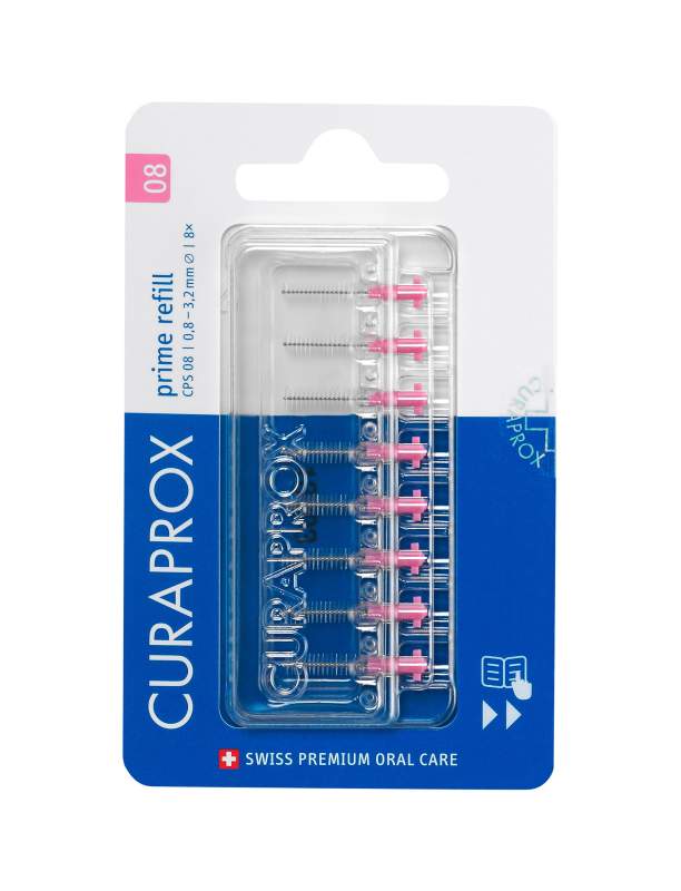 CURAPROX CPS 08 prime 8ks blister refill