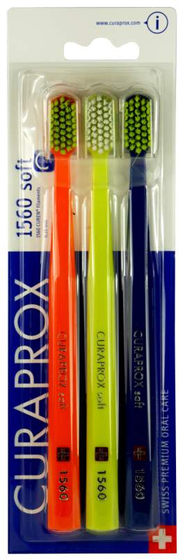 CURAPROX CS 1560 zubní kartáček Soft 3ks