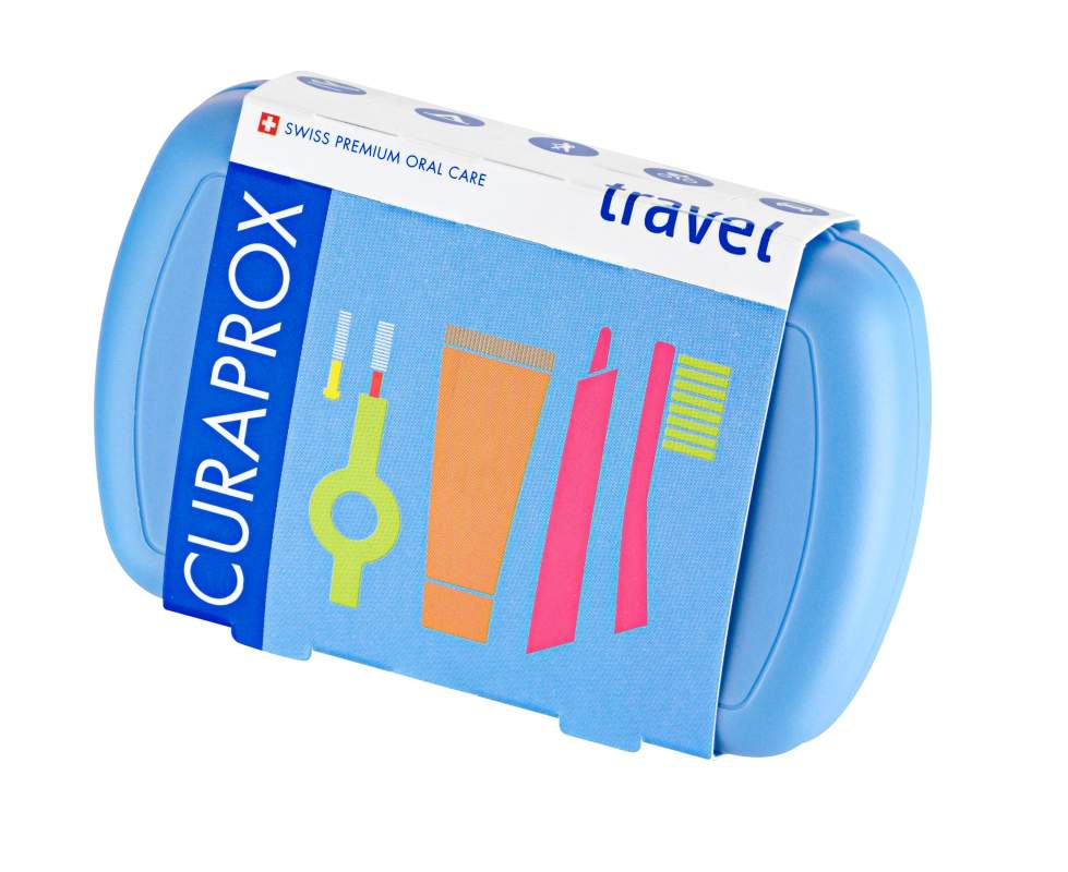 CURAPROX Travel set cestovní sada modrá