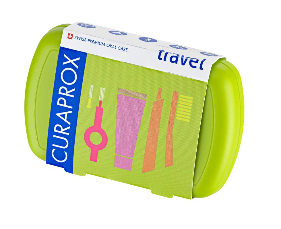 CURAPROX Travel set cestovní sada zelená