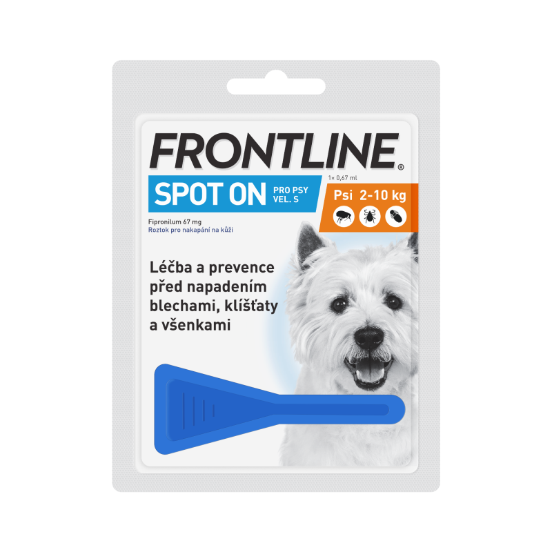 Frontline Spot On Dog S 1x1 pipeta 0.67ml