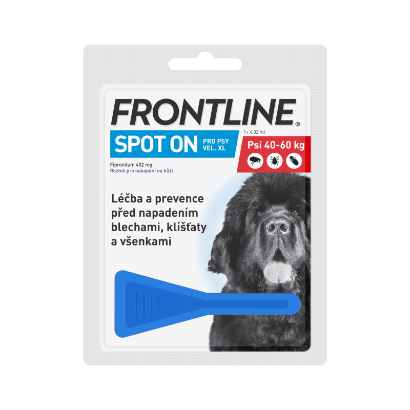 Frontline Spot On Dog XL 1x1 pipeta 4.02ml