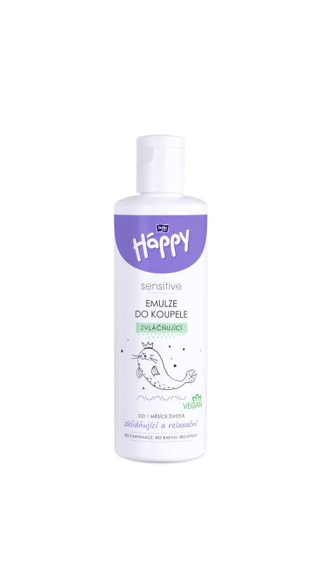 Happy sensitive emulze do koupele 250ml