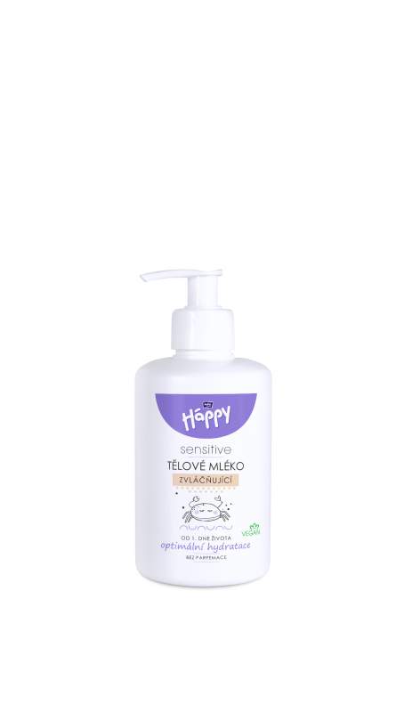 Happy sensitive zvláčňující tělové mléko 300ml