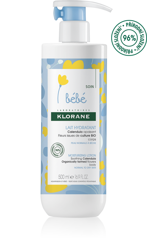 KLORANE BEBE Hydratační mléko s měsíčkem 500ml