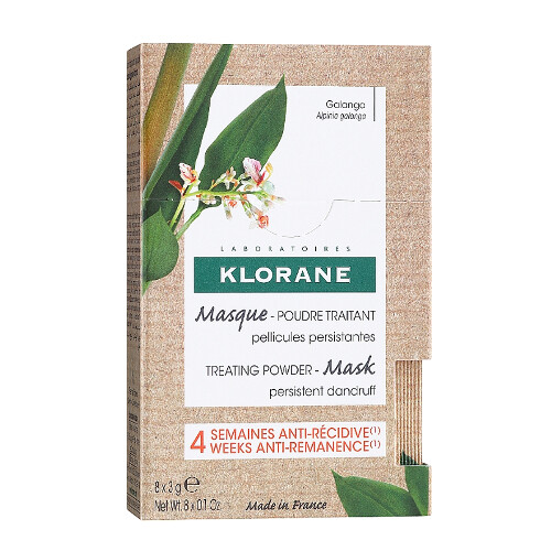 KLORANE Maska na vlasy s galangalem 8x3g