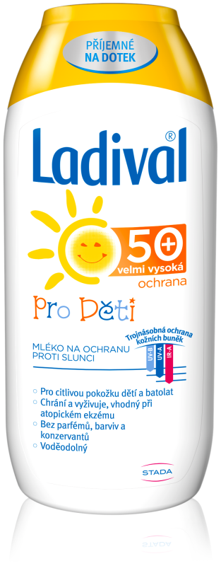 Ladival dětská pokožka mléko OF50+ 200ml