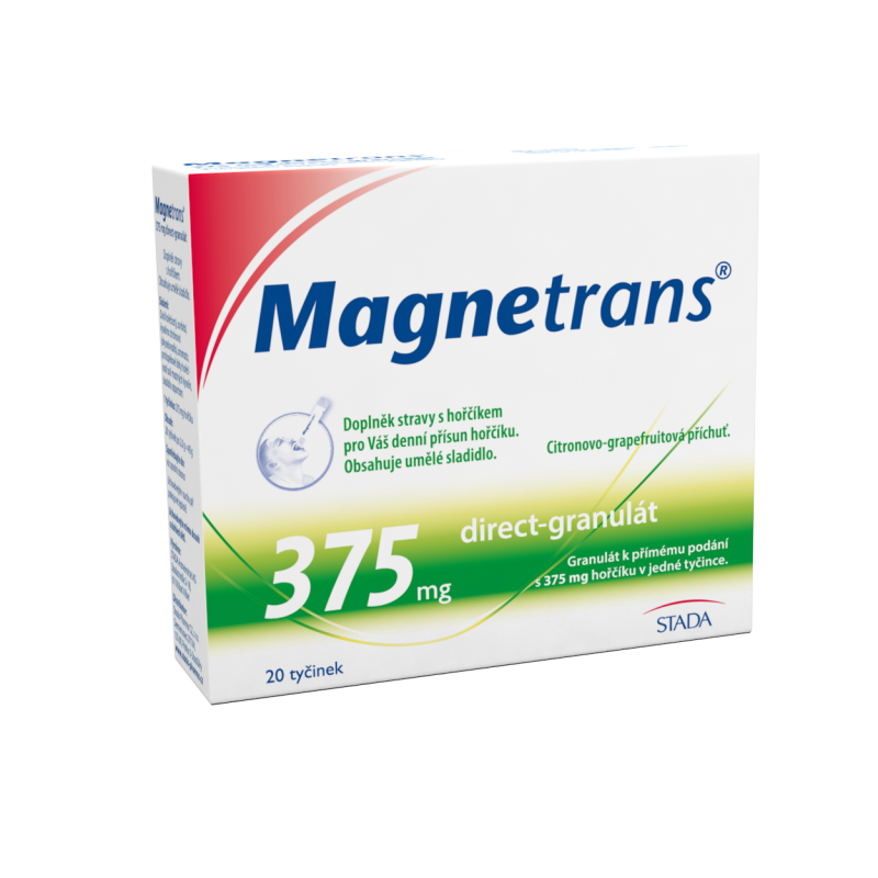 MAGNETRANS 375mg 20 tyčinek granulátu