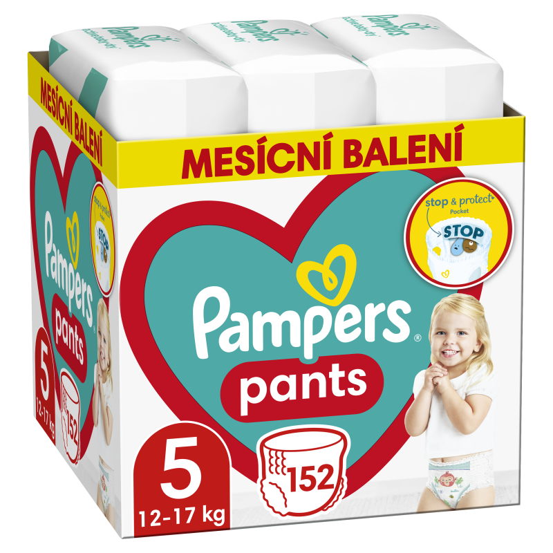 Pampers Pants 5 152 ks, 12kg-17kg