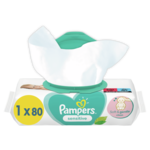 Pampers Sensitive XXL vlhčené ubrousky 80 ks