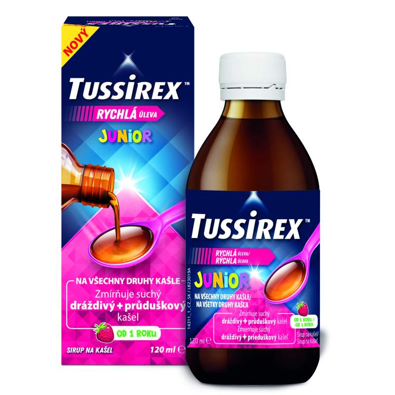 Tussirex Junior sirup na kašel 120ml