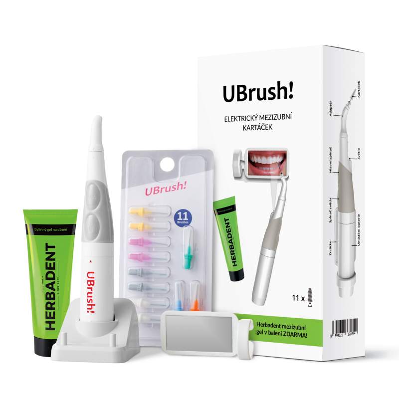 UBrush! Elektrický mezizubní kartáček sada
