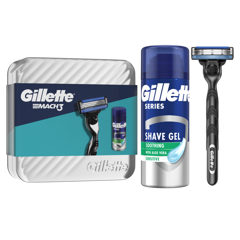 Xmas Mach3 strojek +1NH+gel 75ml+plech